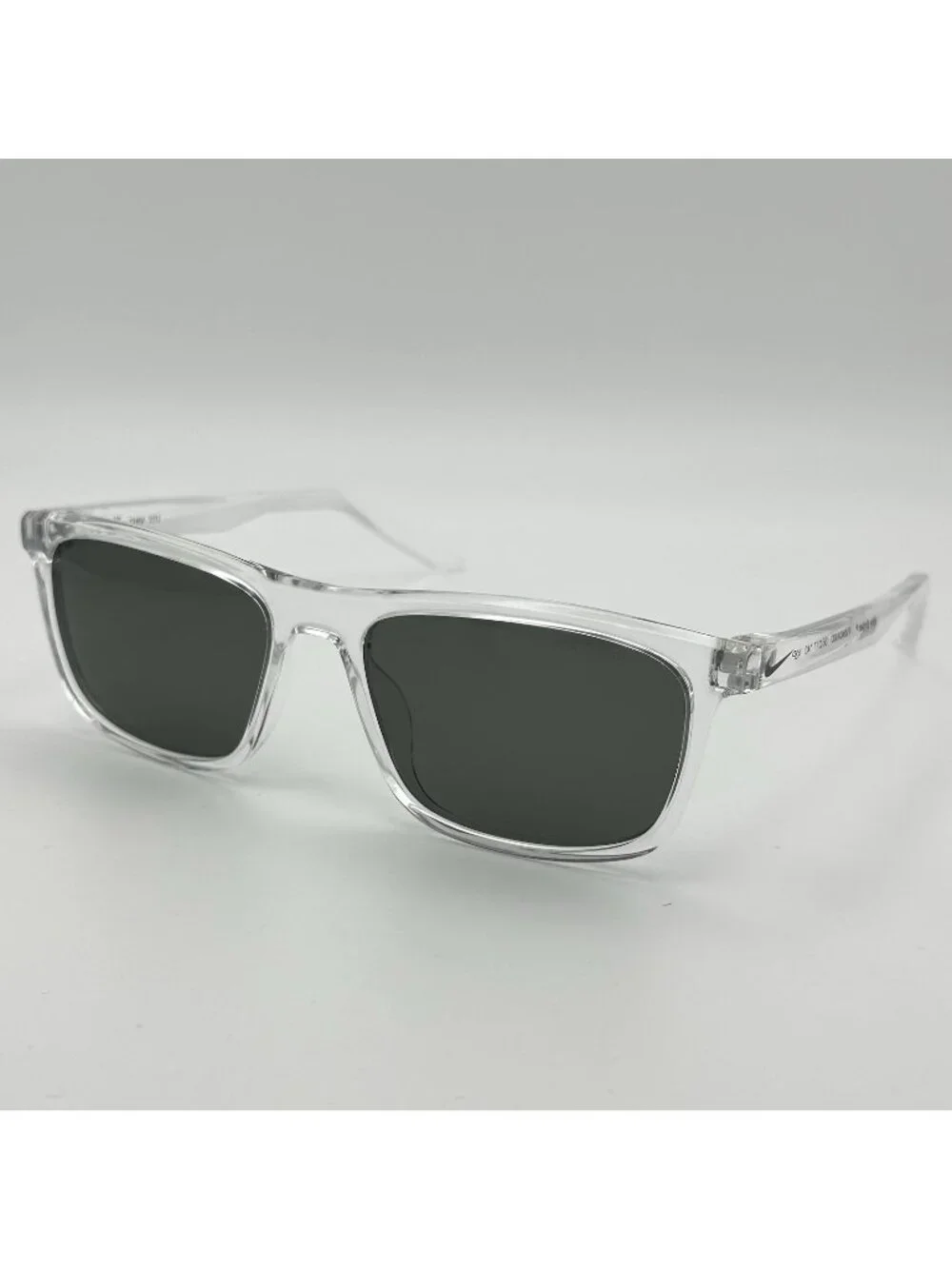 Nike Sunglasses Nike Embar P FV2409 900 Clear Crystal Frames Polar Green Lenses